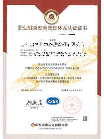 ISO45001职业健康安全管理体系